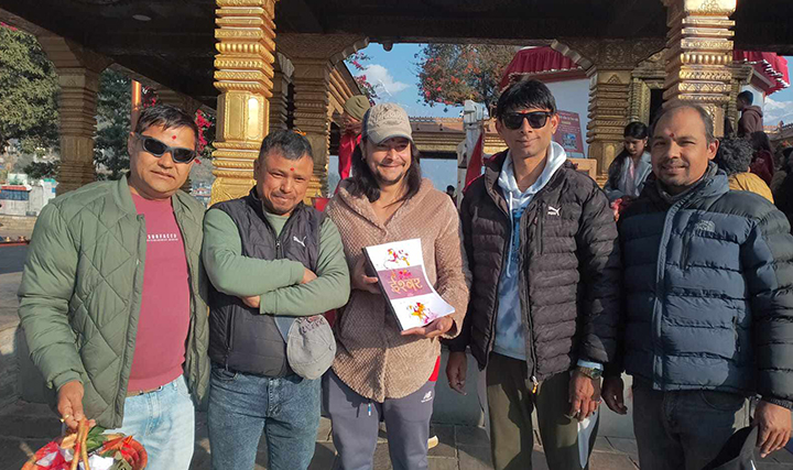 बिन्दाबासिनी मन्दिरमा फिल्म 'ईश्वर'को शुभमुहुर्त