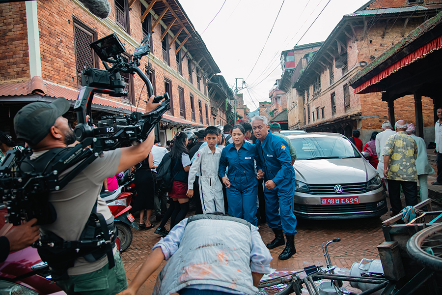 ‘एक्लो’को भव्य सेटअपमा दृश्य छायांकन