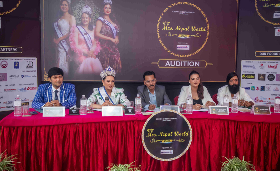 ‘मिसेस नेपाल वर्ल्ड २०२५’को अडिसनमा १९ जना छानियो