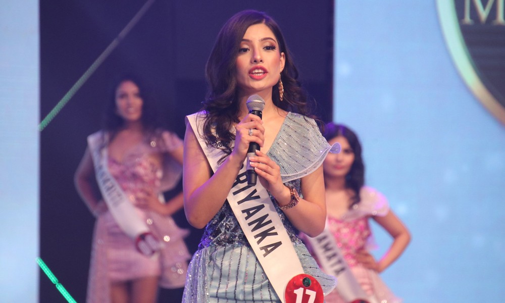 मिस नेपाल २०२२ को ताज प्रियंका लाई