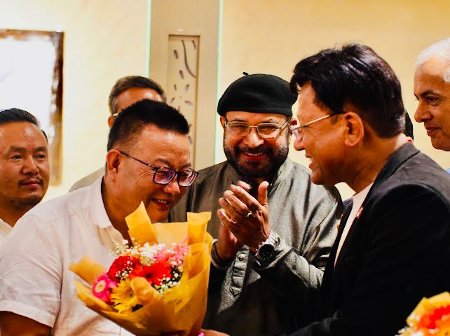 नवनियुक्त सिक्किम फिल्म बोर्ड अध्यक्ष टासी छिरिङ भुटियालाई चलचित्र विकास बोर्डद्वारा काठमाडौंमा स्वागत