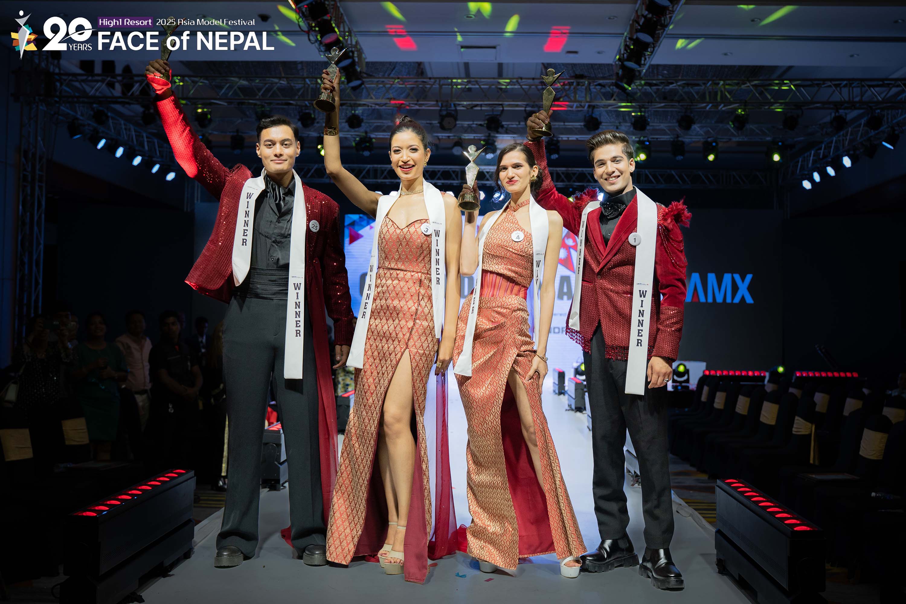 फेस अफ नेपाल २०२५मा छानिए चार विजेता