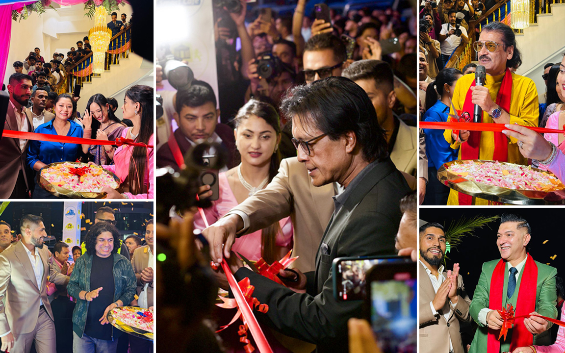 महानायक राजेश हमाल सहित चर्चित सेलिब्रेटीहरुद्धारा होटल स्मार्टको उद्घाटन