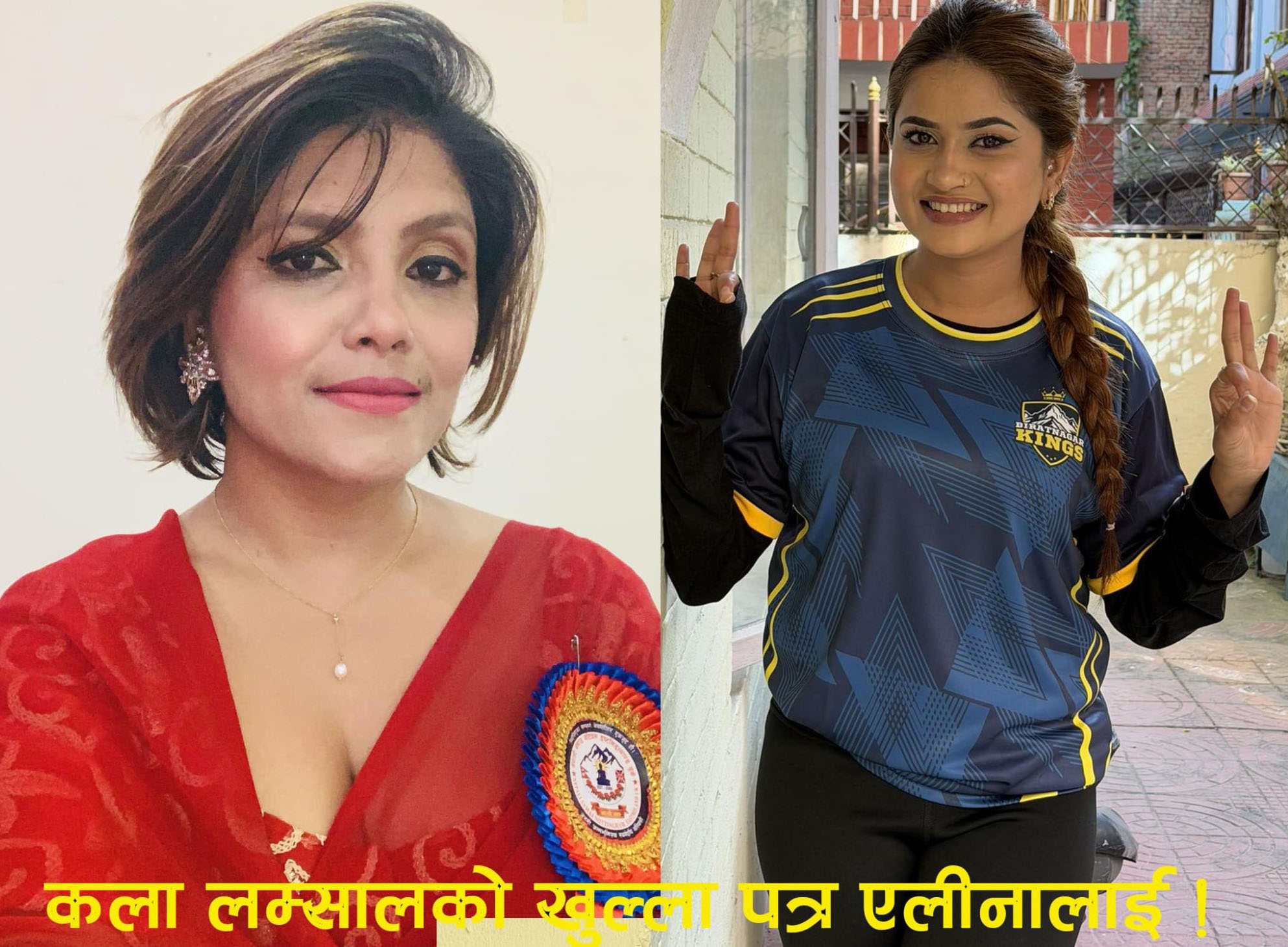 कला लम्सालको खुल्ला पत्र एलीनालाई !