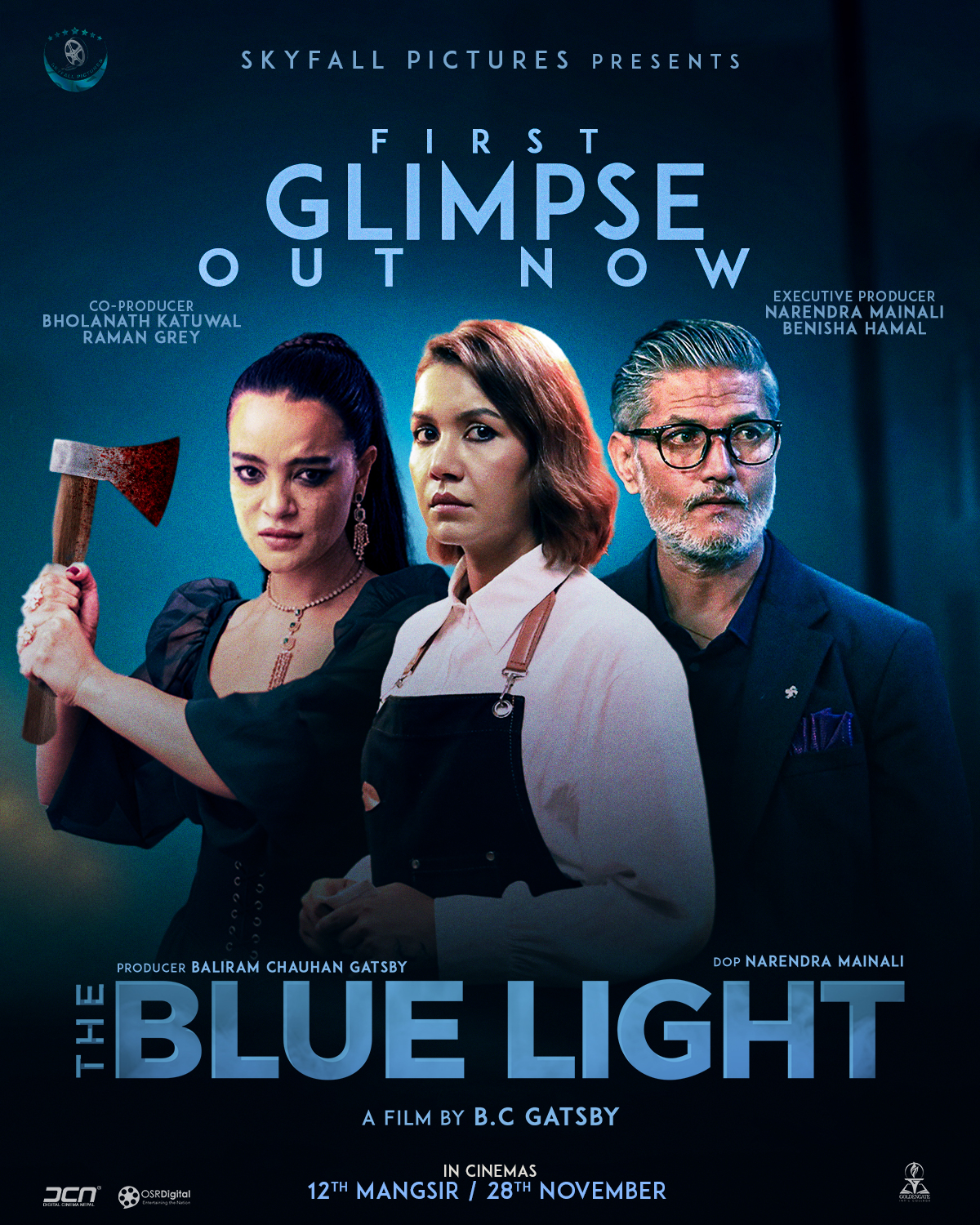 ‘द ब्ल्यू लाइट’को पहिलो झलक र पोस्टरसँगै रिलिज मिति घोषणा