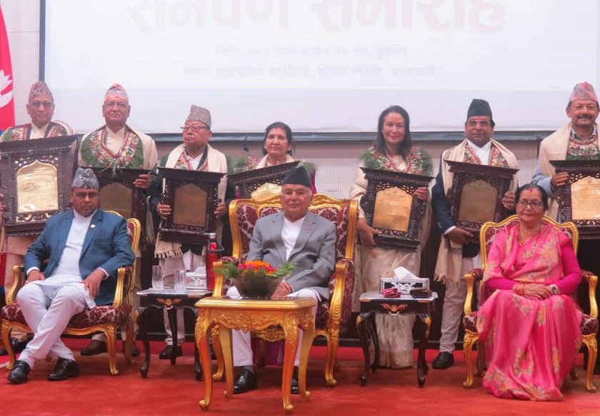 नेपाल सङ्गीत तथा नाट्य राष्ट्रिय प्रज्ञा पुरस्कार प्रदान, दीप श्रेष्ठलाई दीर्घ साधना सम्मान