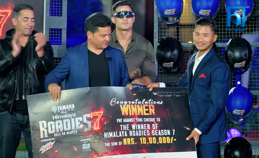 अनिश तामाङले ‘हिमालय रोडिज’ सिजन ७ को उपाधि जिते
