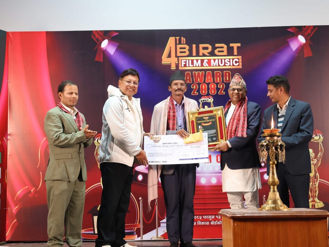 सुभाष गजुरेललाई लाइफ टाइम अचिभमेन्ट अवार्ड