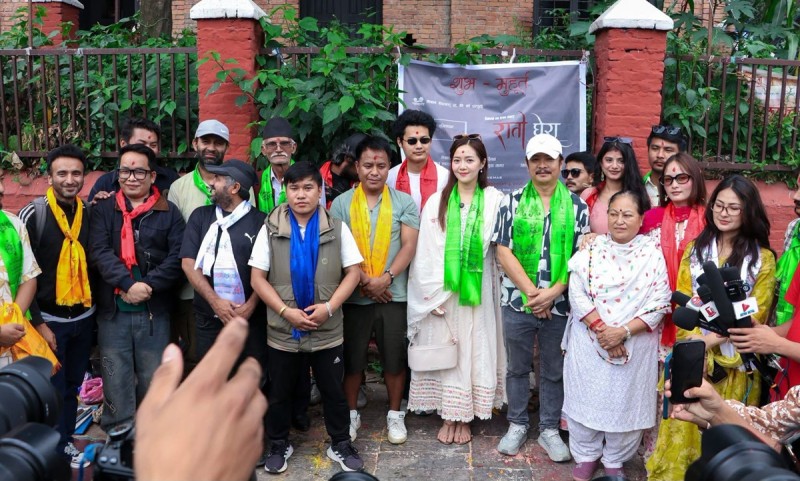 ‘रातो घेरा’को शुभमुहूर्त, प्रदर्शन मिति तय