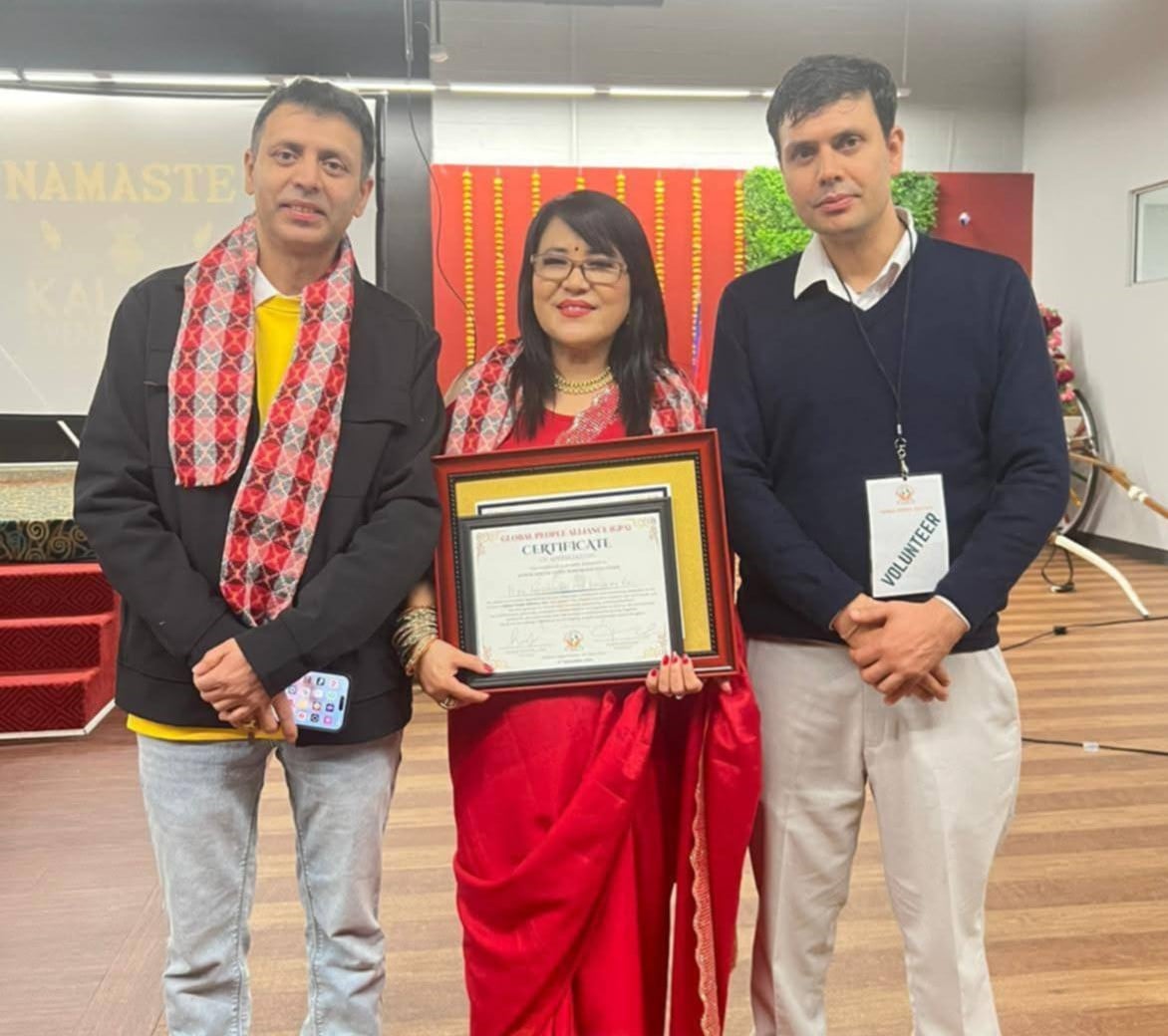 सत्यकला राई अमेरिकामा सम्मानित