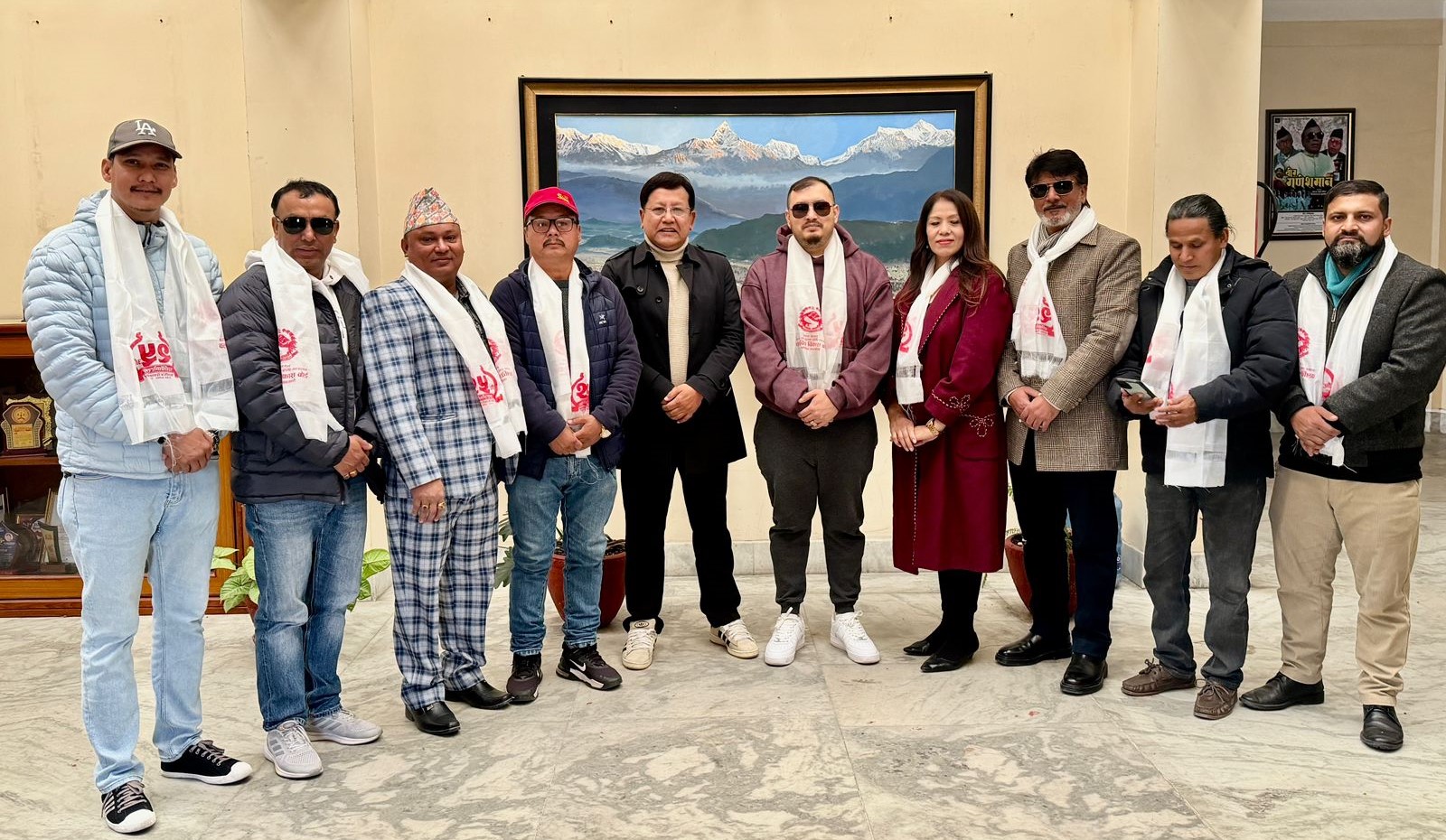 निर्माता संघका नवनिर्वाचित पदाधिकारीलाई चलचित्र विकास बोर्डको स्वागत