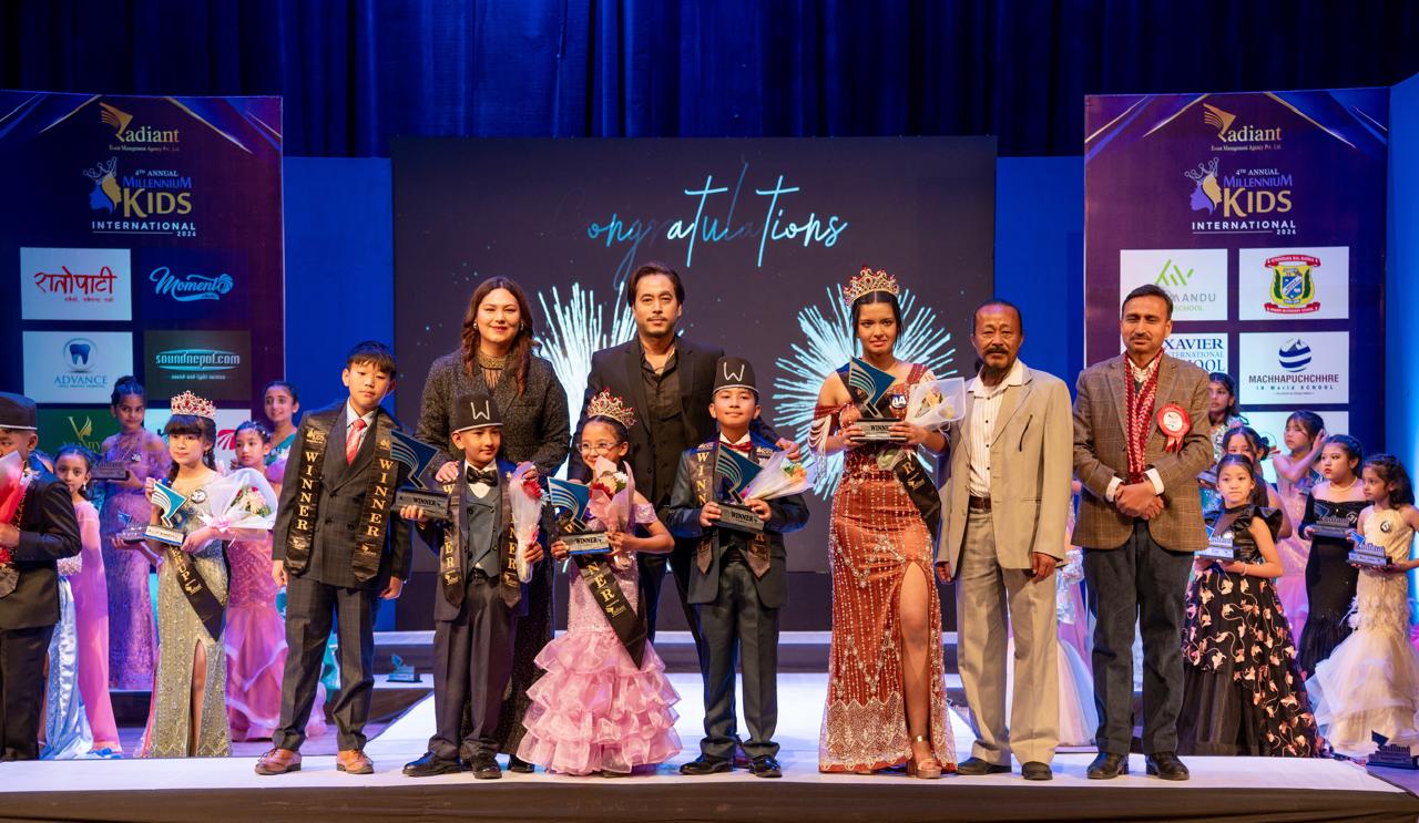 ‘मिलिनियम किड्स इन्टरनेशनल’मा ४ विजेता