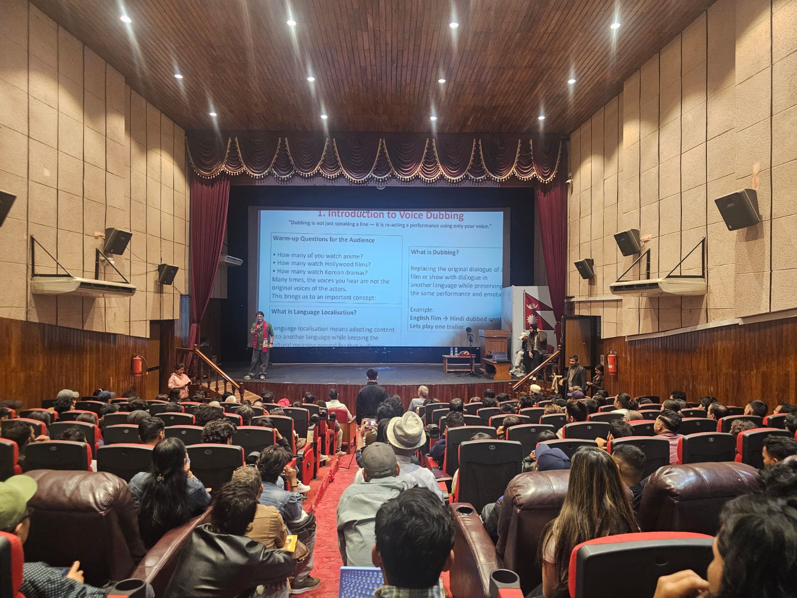 भ्वाइस एक्टिङ एण्ड डबिङ तालिम सम्पन्न