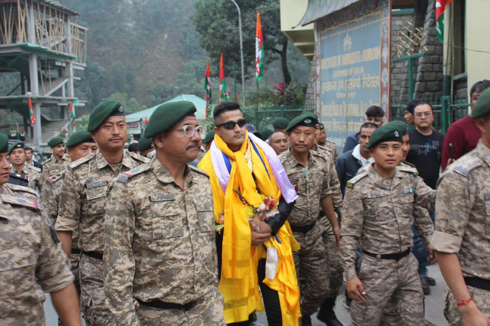  हिमालय रोडिज छैटौं सिजनका विजेता जोसेफ शर्मालाई सिक्किममा भव्य स्वागत
